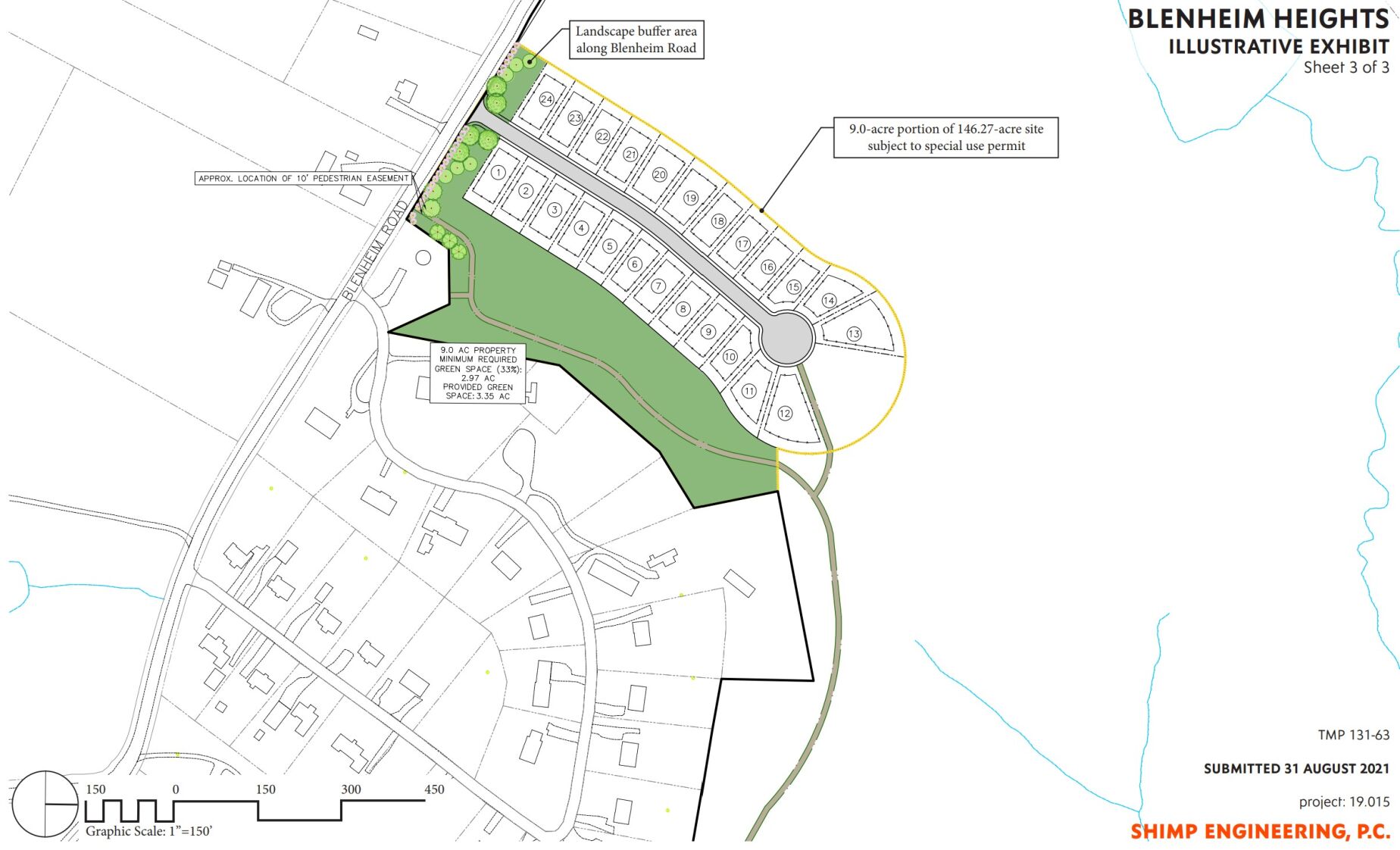 Blenheim Road development concept plan
